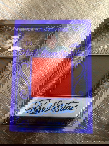 Ron Hextall Autograph Patch Game Used