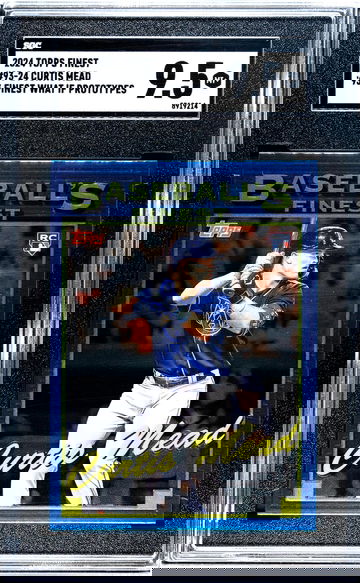 2024 Topps Finest What If Curtis Mead #93-24 RC SGC 9.5