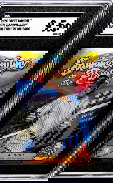 2024 Topps Chrome #SITP-3 Aaron Judge Summertime in the Park SGC 9.5