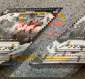 2020 Prizm Football Mega Box Walmart Neon Green