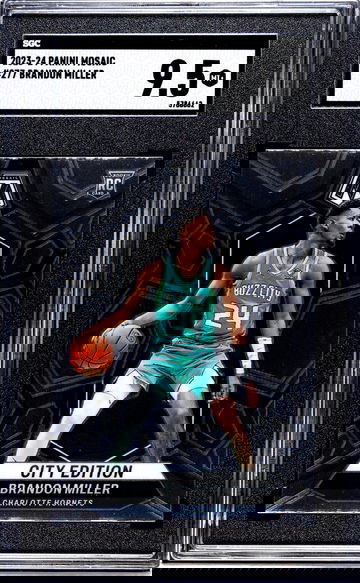 2023-24 Panini Mosaic #277 Brandon Miller SGC 9.5