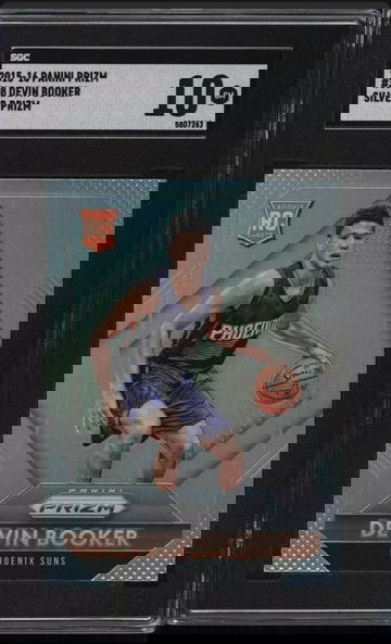2015-16 Panini Prizm #308 Devin Booker Silver Prizm SGC 10