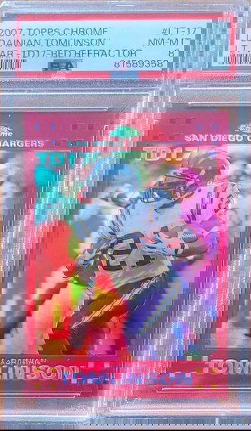 2007 Topps Chrome Ladainian Tomlinson /10