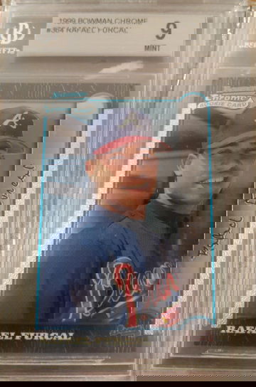 1999 bowman chrome #356 Rafael furcal mint 9