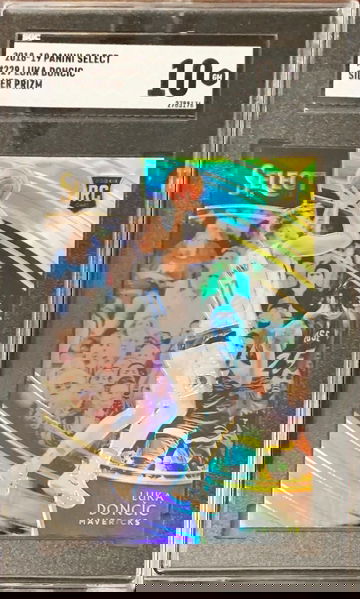 2018-19 Panini Select Luka Doncic Silver Courtside Prizm