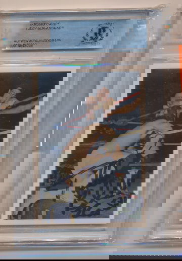 1988 Wonderama NWA #111 Tully Blanchard Signed Autograph Beckett Wrestling