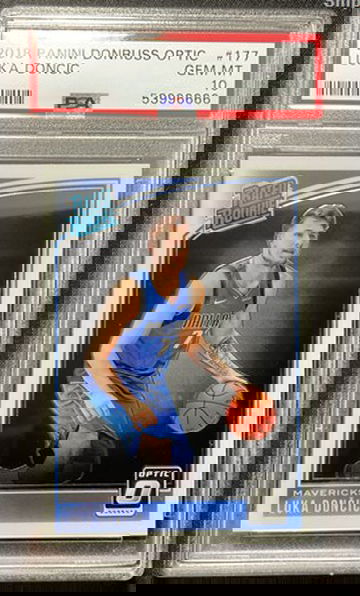 Luka Doncic Optic Rated Rookie PSA10