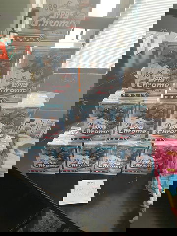 10 Topps Chrome Blaster Lot