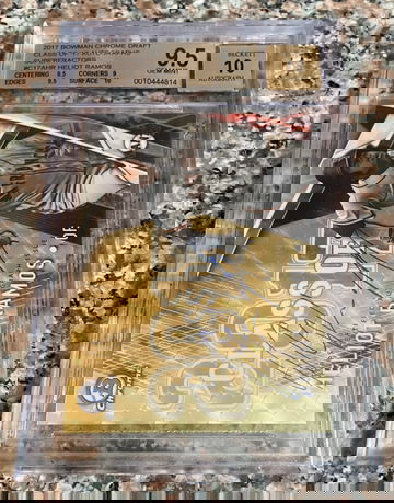 2017 Bowman Chrome Draft CLass of '17 Autographs Superfractors Heliot Ramos BGS 9.5 Gem Mint Autograph 10