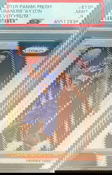 DeAndre Ayton 2018-19 Prizm Silver RC PSA 9