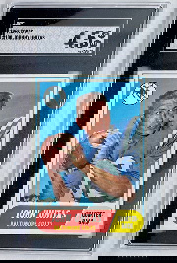 1968 Topps #100 Johnny Unitas SGC 4.5 VG-EX+