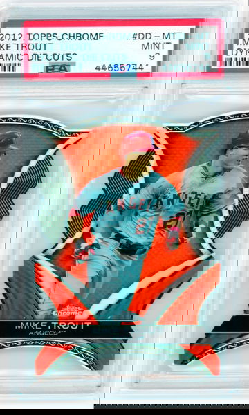 2012 Topps Chrome #DD-MT Mike Trout Dynamic Die Cuts PSA 9 MINT!