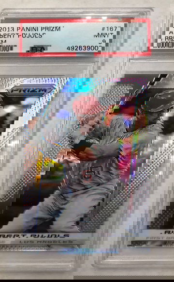 2013 Panini Prizm Albert Pujols Prizm PSA 9