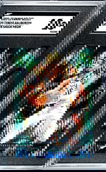 2022 Panini Select Green Shock Tyrese Haliburton #20 SGC 10