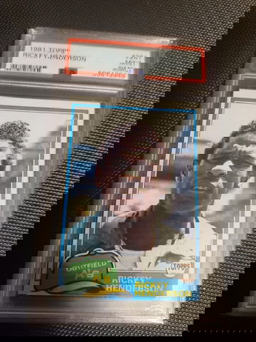 1981 Topps Rickey Henderson PSA 9 (MC)