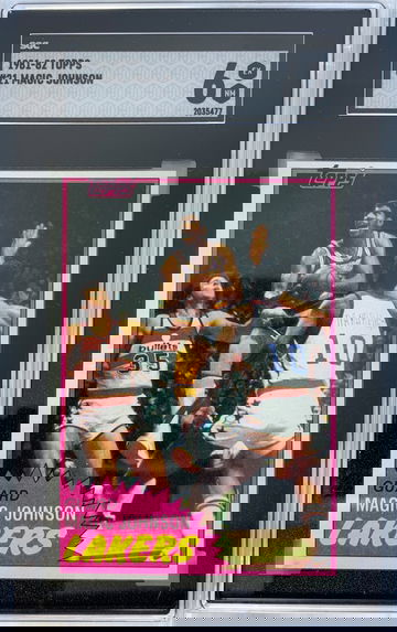 1981-82 Topps Magic Johnson SGC 6 EX-NM