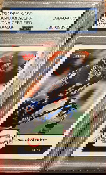 2006 Fleer #17 Brian Urlacher Signed PSA/DNA Authentic Auto 10 Chicago Bears