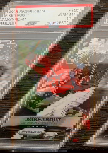 2015 Panini Prizm Mike Trout Camo 138/199