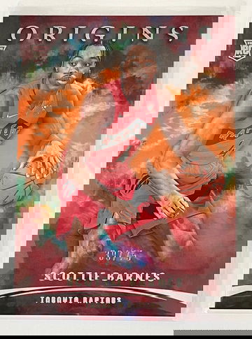 2021-22 Panini Origins Scottie Barnes RC Rookie Card Orange Parallel /75 54