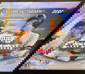 2020 Topps Chrome Jumbo HTA Box (5 Autos)