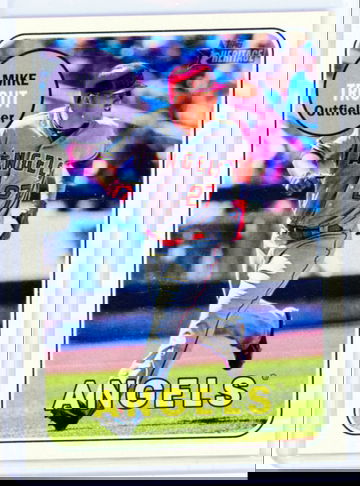 2018 Topps Heritage #275 Mike Trout Action