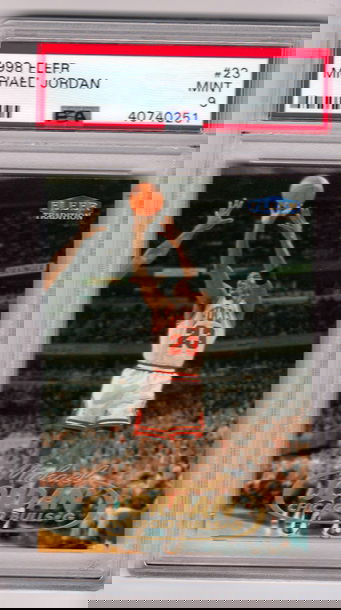 1998 Fleer Michael Jordan PSA 9 Mint