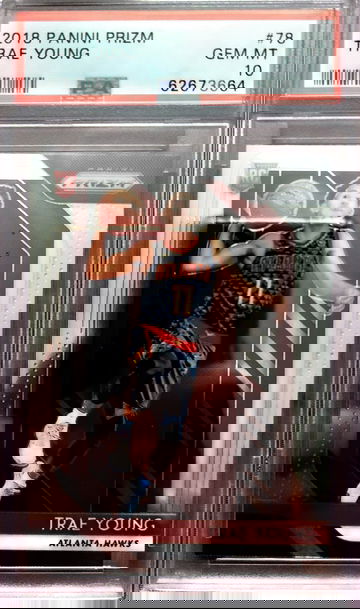 Trae Young 2018 Panini Prizm Rookie PSA 10 Note: Ships from Canada 