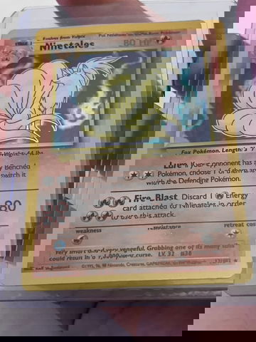 1999 Pokemon Game NINETALES HOLO