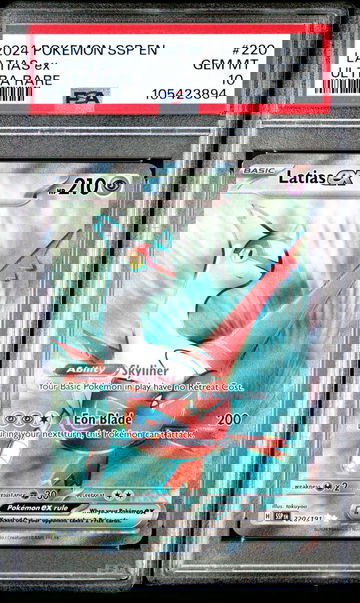 2024 Pokemon SSP EN Latias EX Ultra Rare PSA 10