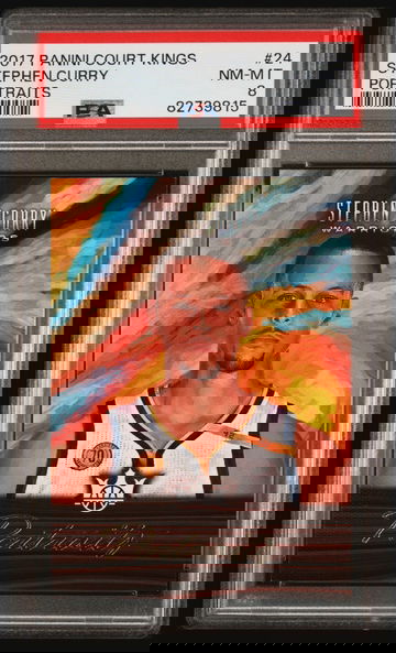 2017 Panini Court Kings Portraits #1 Stephen Curry #/175 PSA 8 SP