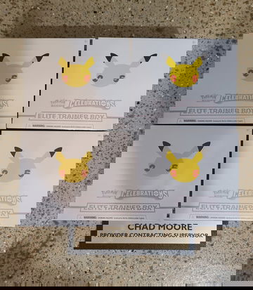 Lot of 4 Pokémon Celebrations ETB'S