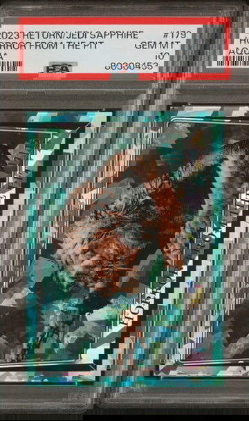 2023 Star Wars Sapphire Return of the Jedi Rancor Horror from the Pit #179 Aqua /75