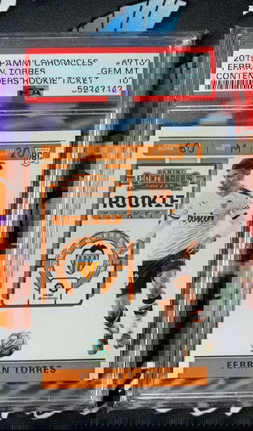 2019-20 PANINI CHRONICLES Ferran Torres Contenders Rookie Ticket