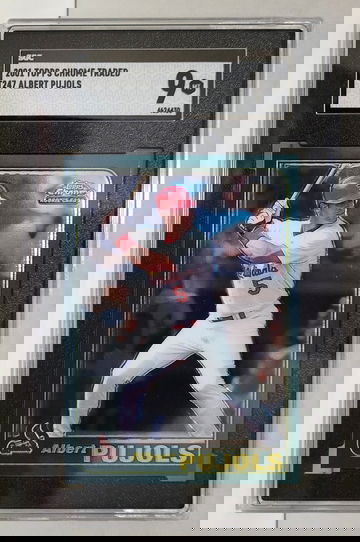 2001 Topps Chrome Traded Albert Pujols RC #T247 - SGC 9 MINT Rookie