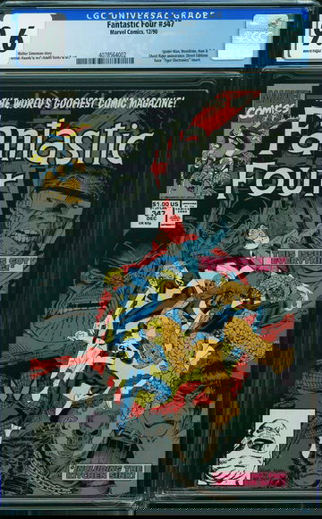 FANTASTIC FOUR #347, CGC 9.6 NM+