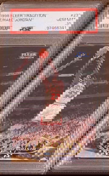 1998 Fleer Tradition, #23, Michael Jordan, PSA 10 GEM MINT