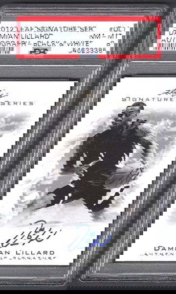 2012 Leaf Signature Series Damian Lillard Rookie Auto