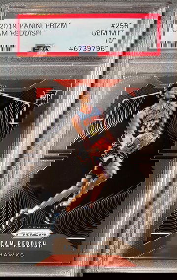 2019-20 Prizm Base Cam reddish PSA 10