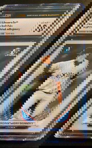 2014 Bowman Chrome Draft Picks Jordan Montgomery GEM MINT 10 HOT PLAYER, HOT TEAM!