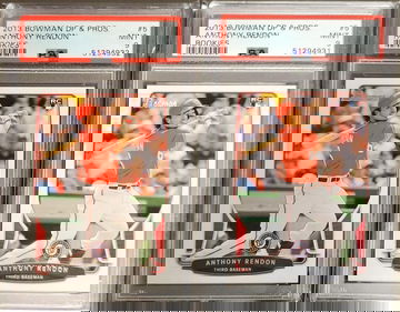 Anthony Rendon PSA 9 x 2 Draft Pick Rookies