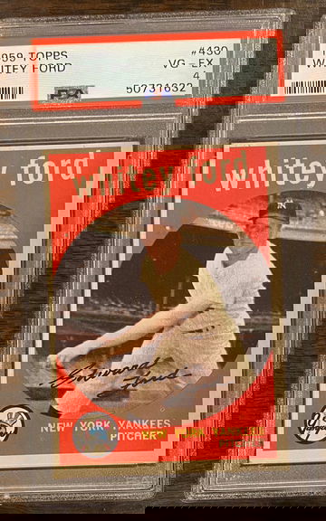 1959 Topps Whitey Ford PSA 4 New York Yankees