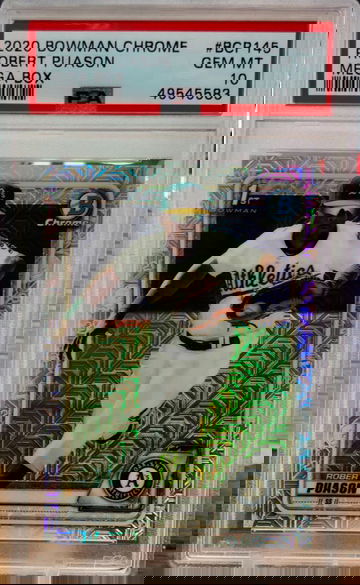 2020 Bowman Mega Box Robert Puason Mojo Refractor PSA 10