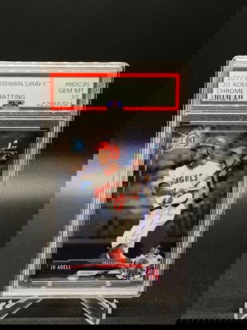 2017 Jo Adell 1st Bowman Chrome Draft Batting PSA 10