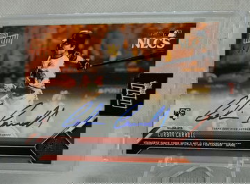 2023 Topps Now Orange SSP Corbin Carroll RC ON CARD AUTO 5/5  NLCS Diamondbacks