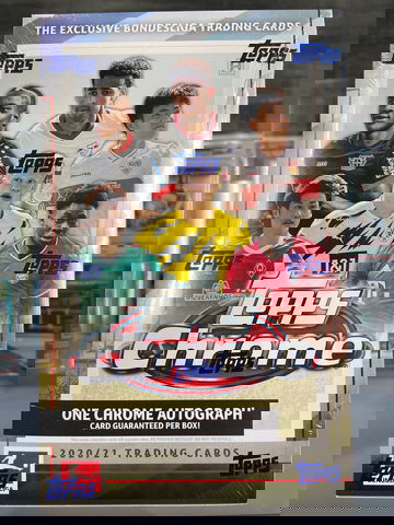 2020-21 Topps Chrome Bundesliga Soccer Hobby Box