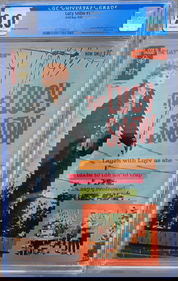 The Lucy Show #1 (1963) CGC 9.0 -- O/w to white pages; Lucille Ball photo cover