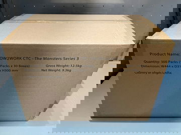 2025 POPMART HOW2WORK CTC - THE MONSTERS Series 3 Collectable Trading Card sealed case 30 boxes