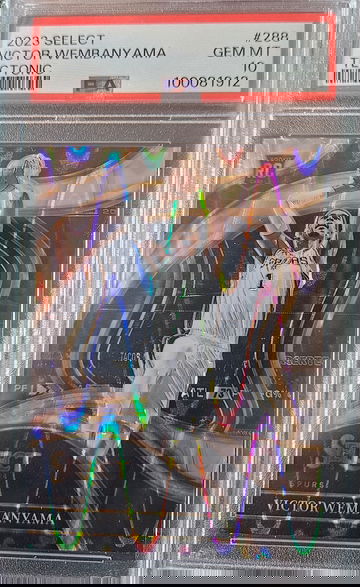 2023 Select Victor Wembanyama Courtside Tectonic PSA 10