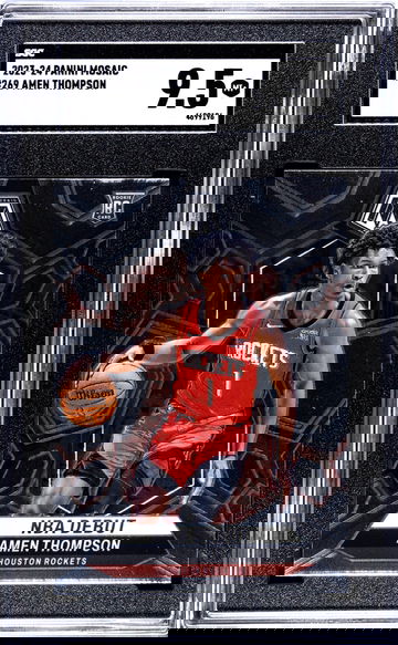 2023-24 Panini Mosaic #269 Amen Thompson SGC 9.5