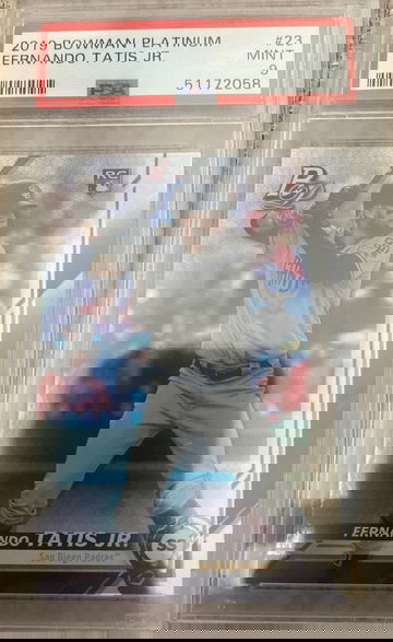 2019 Bowman Platinum Fernando Tatis Jr. PSA 9 mint 23